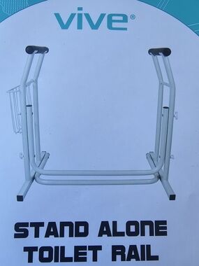 VIVE Stand-Alone Toilet Support Rail – Never Used